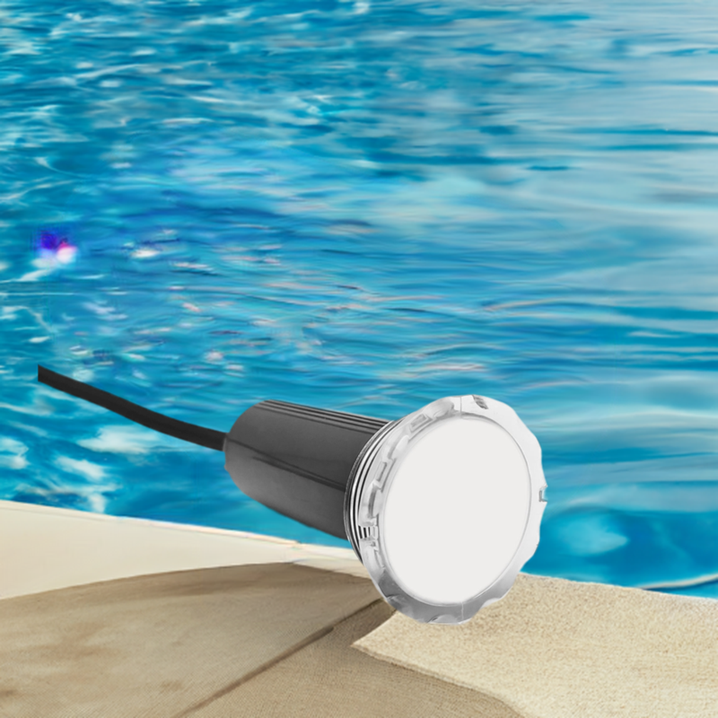 POOL LIGHT NICHELESS 12 WATT COLOR LED IN GROUND SWIMMING